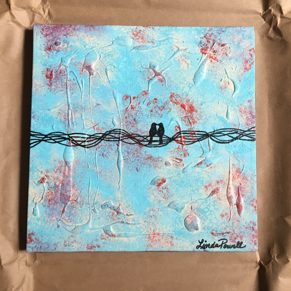 Love bird painting